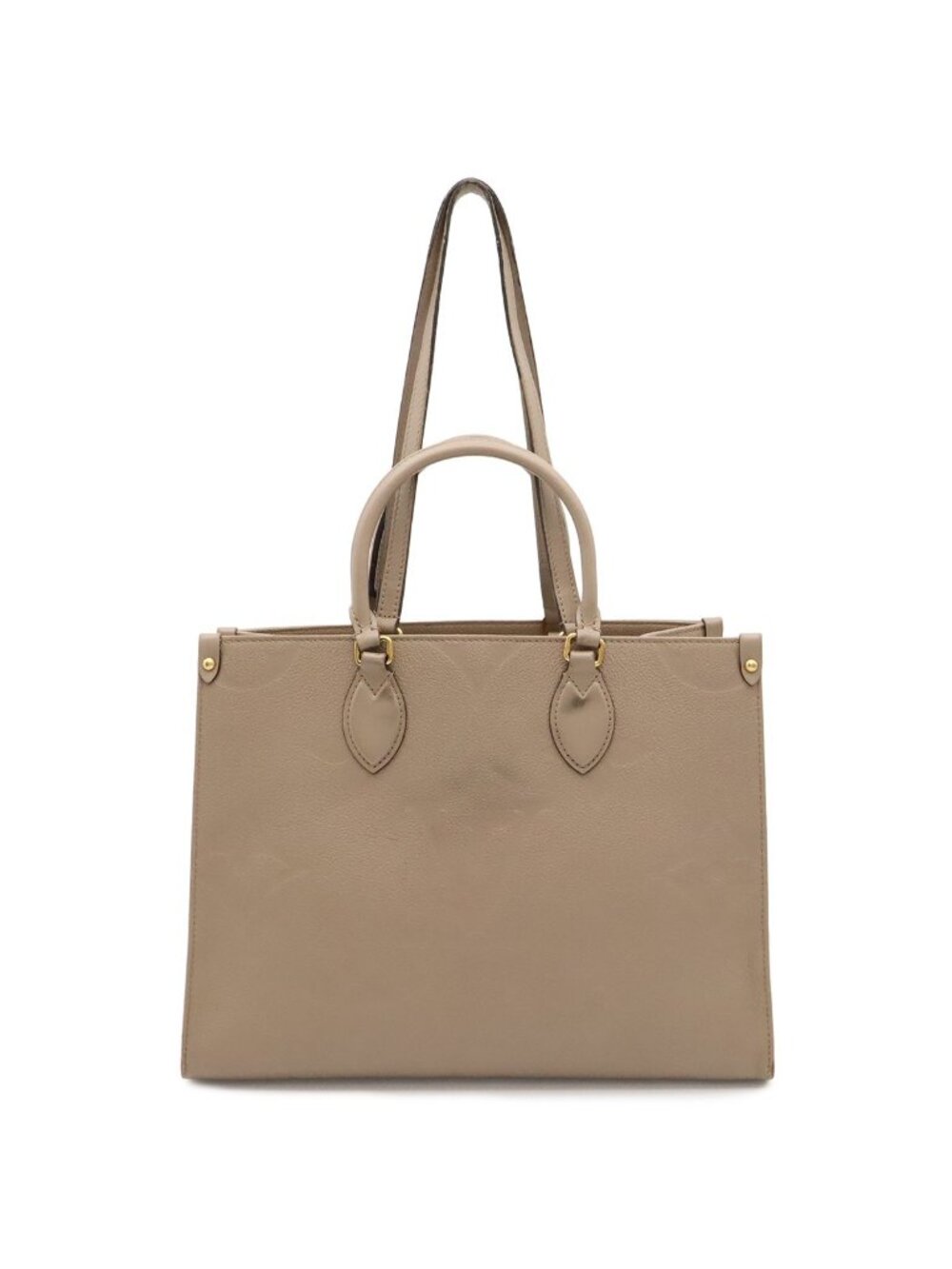 Louis Vuitton Monogram Empreinte On The Go MM Tote Bag 2-Way Shoulder